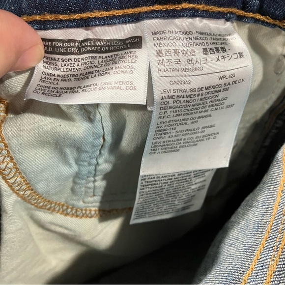 Levi’s 505 Jeans men’s size 34 x 32 casual trendy minimalist neutral - Picture 6 of 8